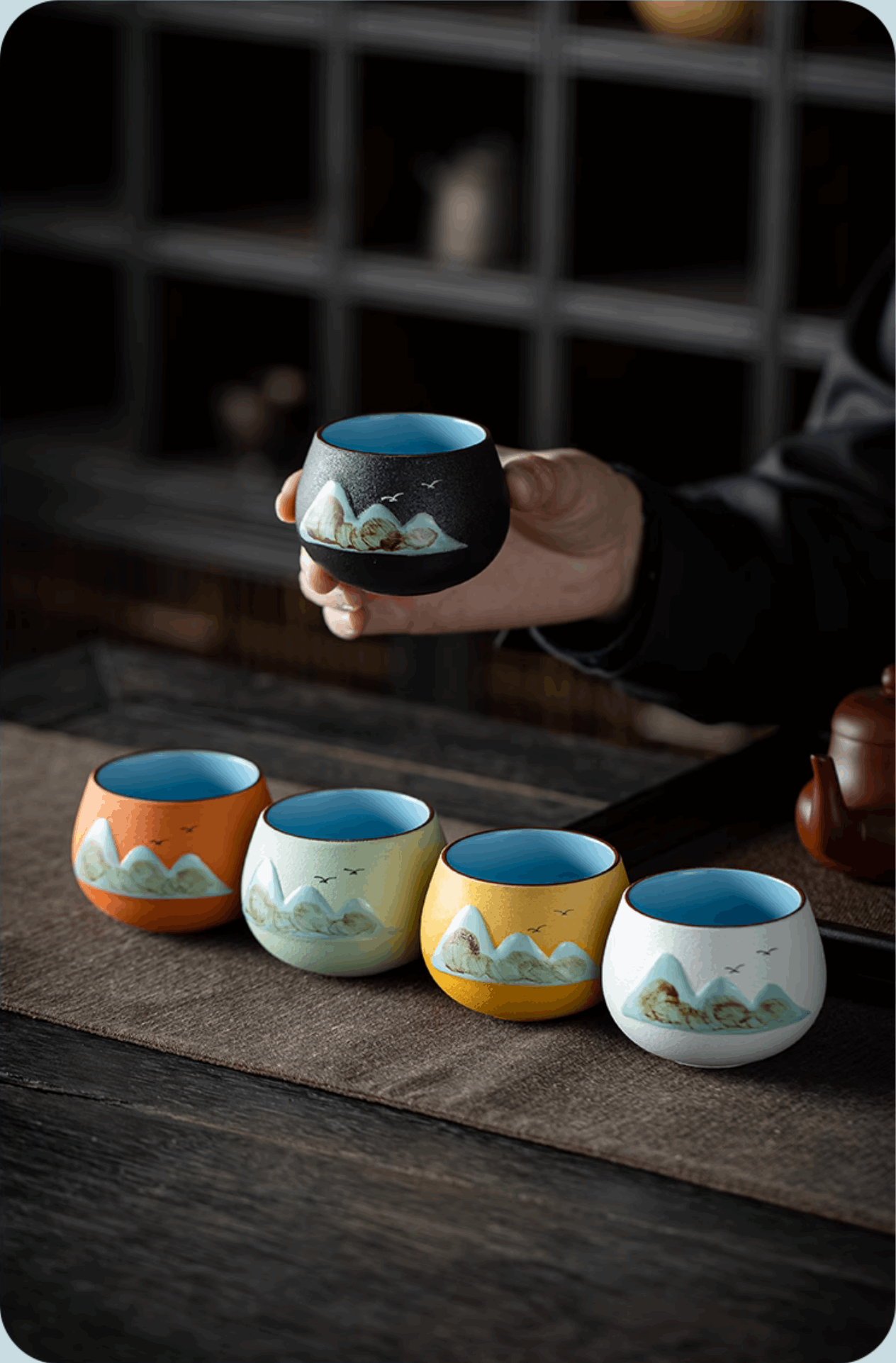 five mountain valley teacup