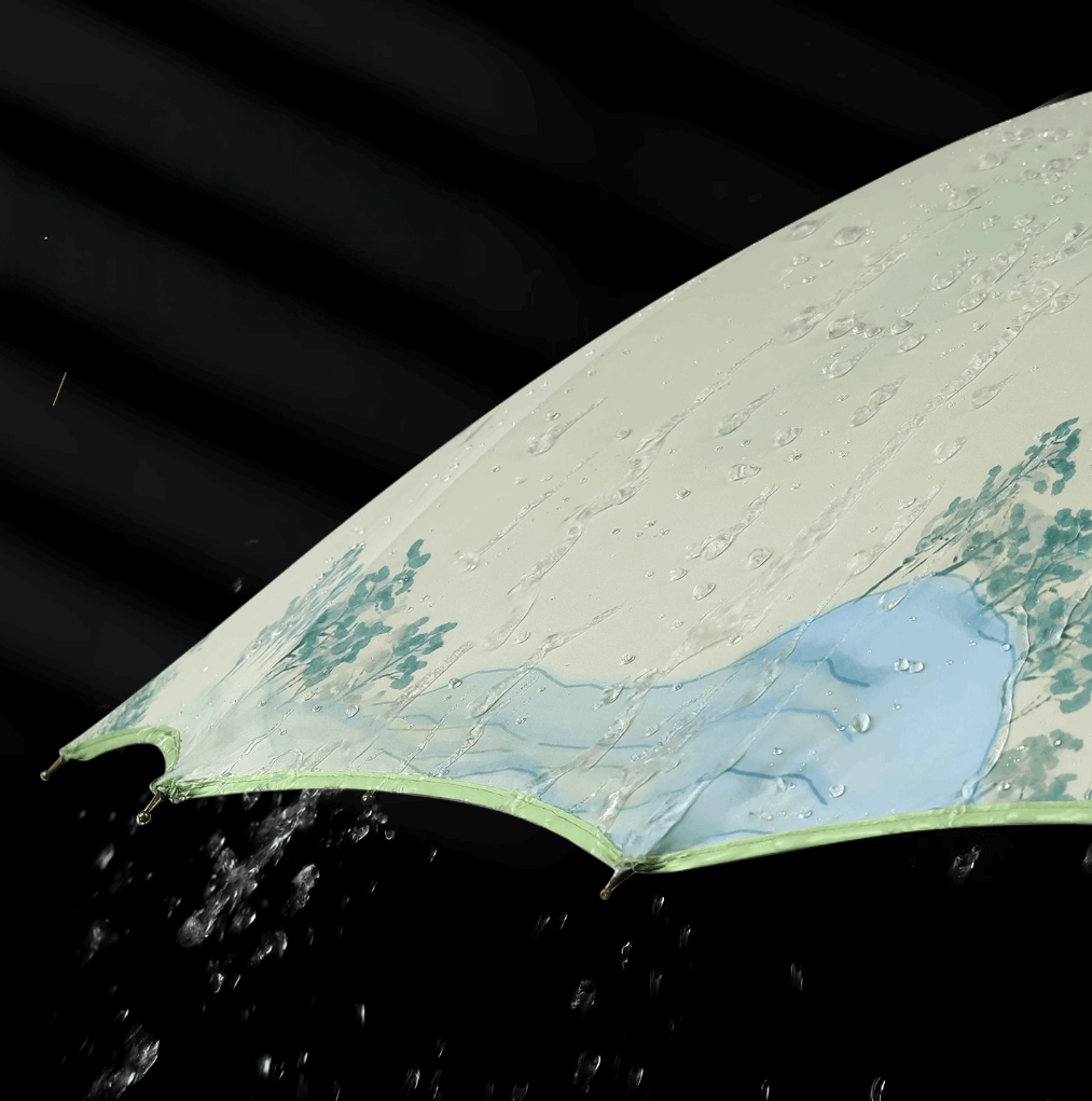 mountain umbrella top can shield of water