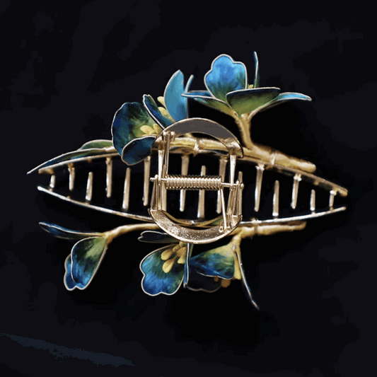 peacok_style_claw_clip_main top_view