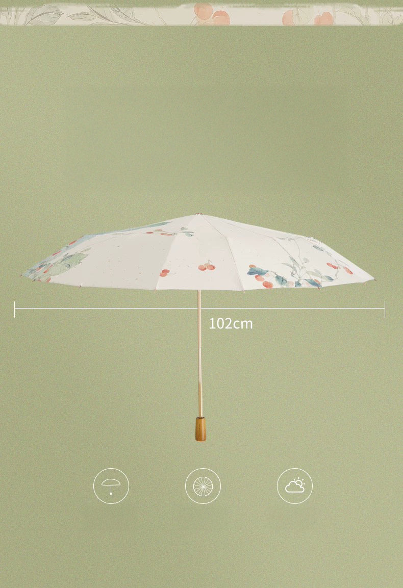 120cm floral umbrella