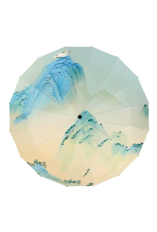 mountain umbrella top view