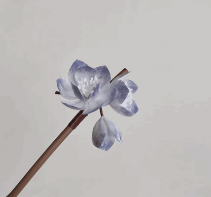 purple floral hairpin hair chopstick