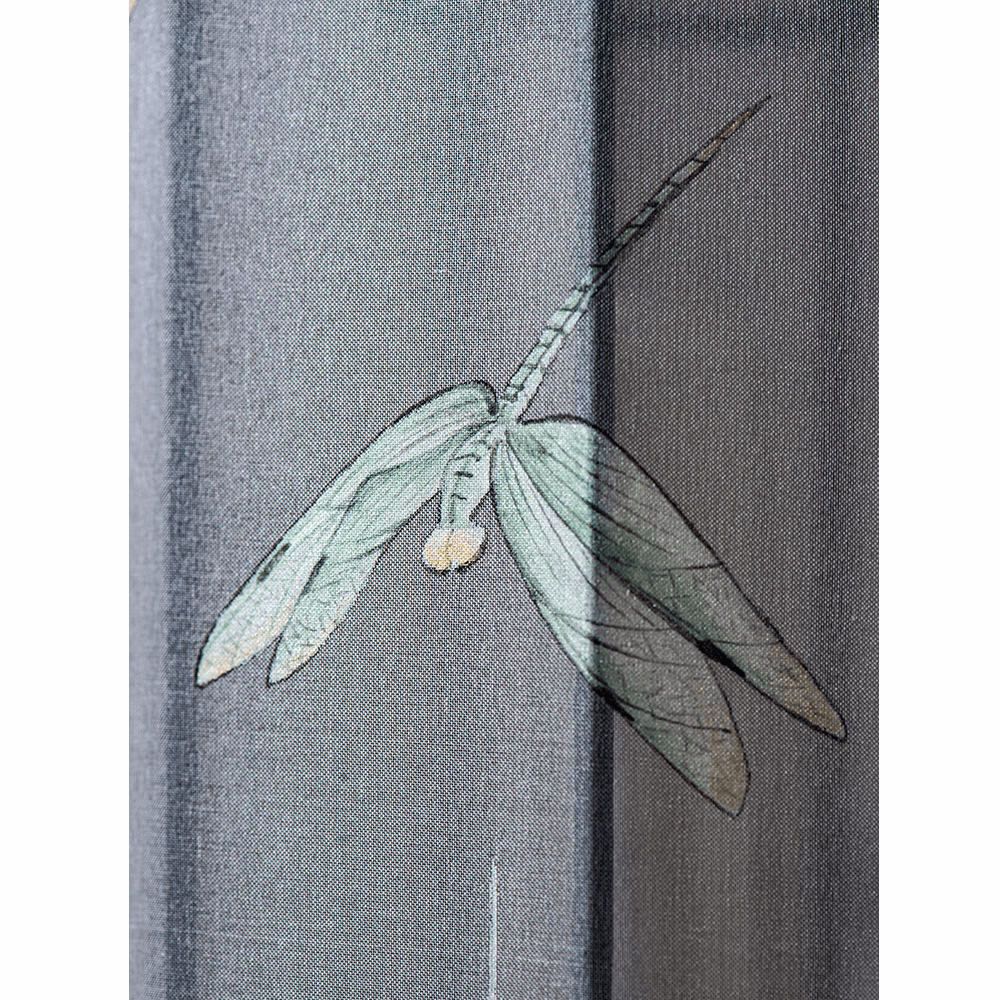 dragon fly print on lattern lamp