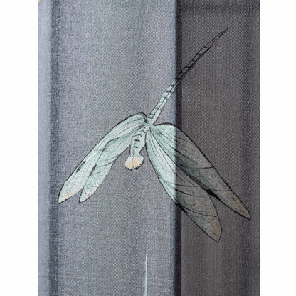 dragon fly print on lattern lamp