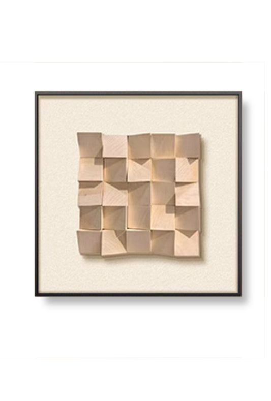geometry gold square portrait