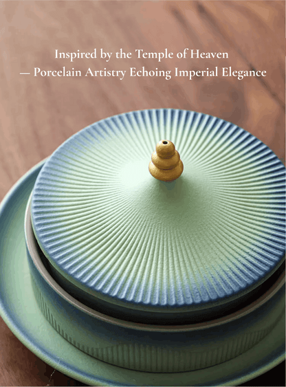 jade and blue ombre serving platter