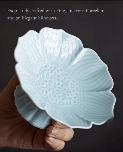 light blue serving platter tilt
