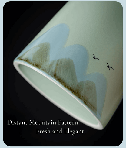 mountain pattern cup
