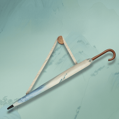 mountain umbrella hang on wall