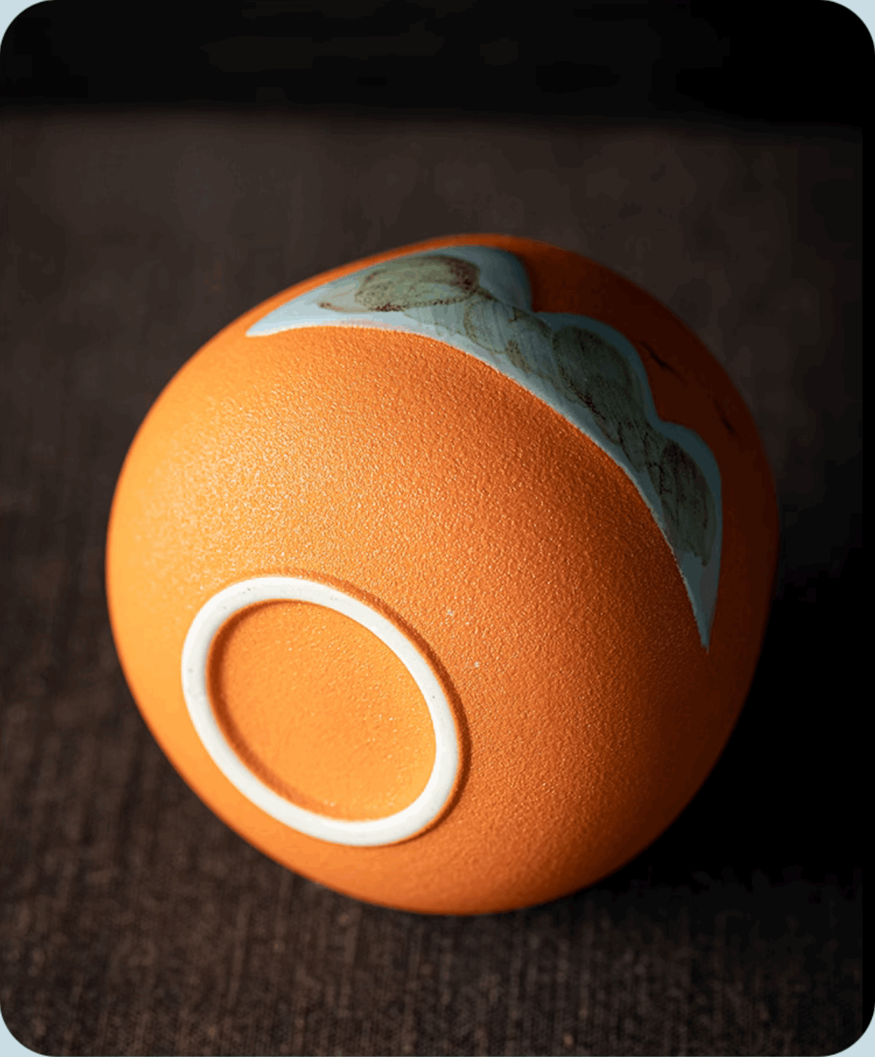 orange mountain valley teacup