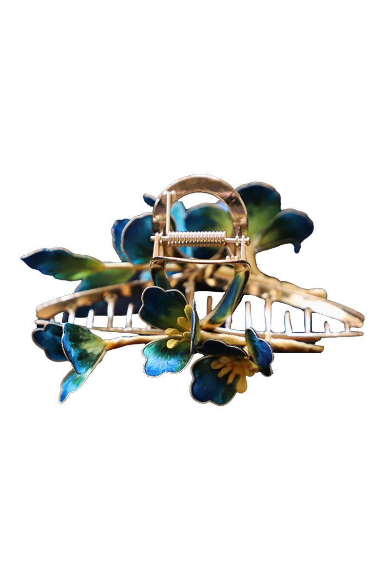 peacok style claw clip