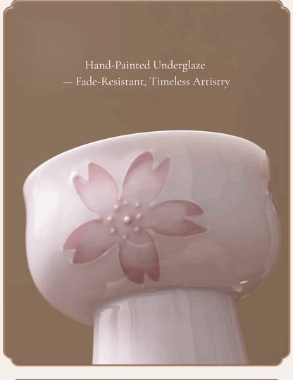 pink floral scented candle