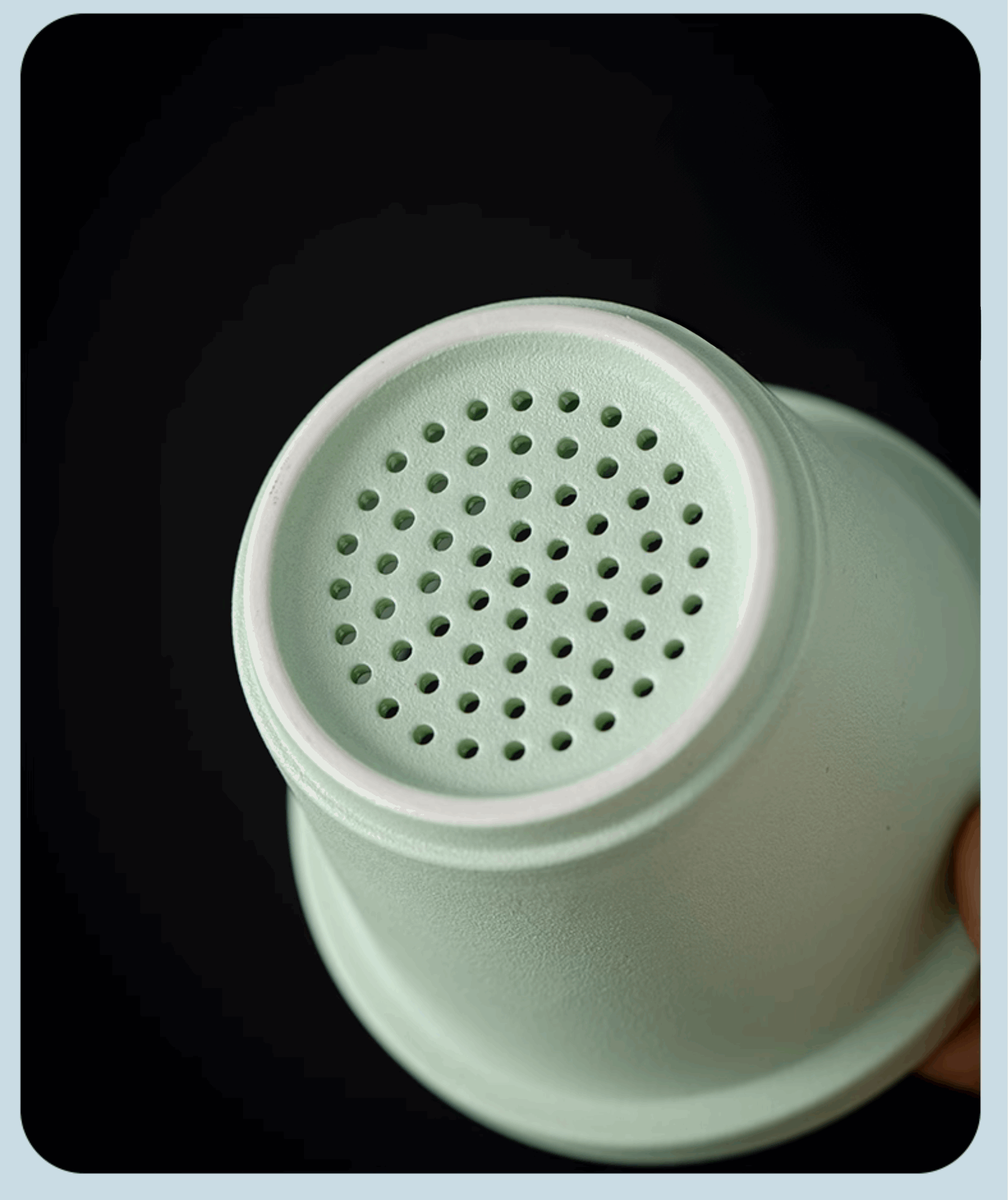 tea cup water drain